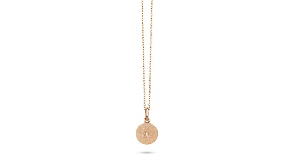 Spirit Icons North Star Necklace - Rose Gold/White • Pris »