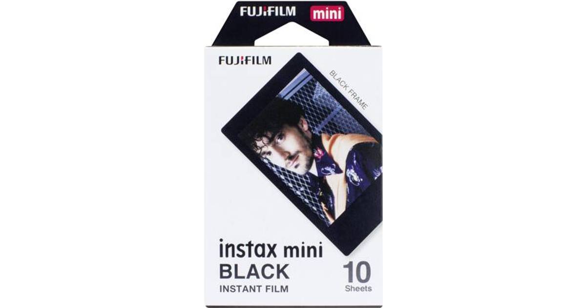 Fujifilm Instax Mini Film Black 10 pack • Se priser »