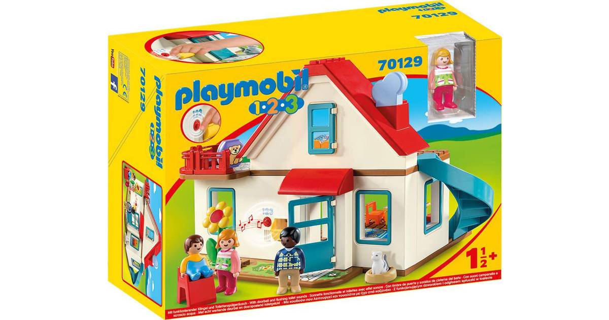 Playmobil 1.2.3 Family Home 70129 • Se PriceRunner »