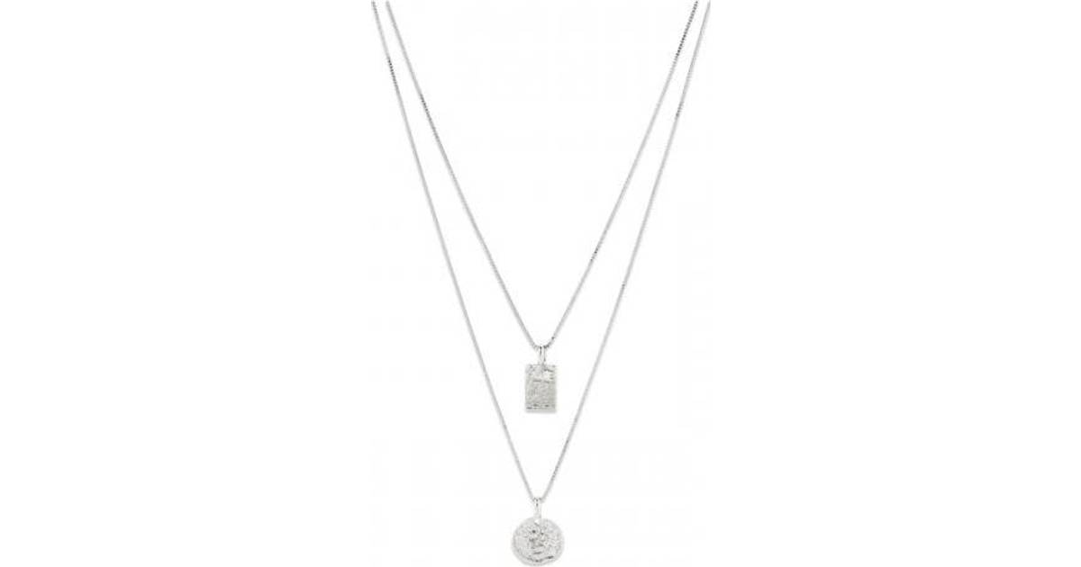 Pilgrim Valkyria Necklace - Silver • Se PriceRunner »