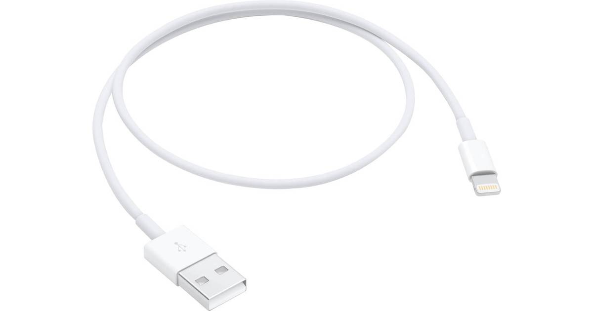 Apple USB A - Lightning 0.5m (50 butikker) • Se priser »