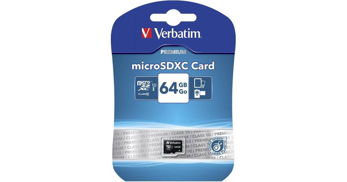 Verbatim Premium MicroSDXC UHS-I 64GB PriceRunner
