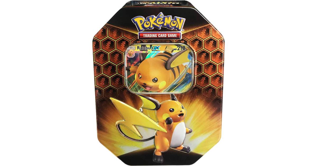 Pokémon Hidden Fates Tin Raichu-GX • Se priser (3 butikker) »