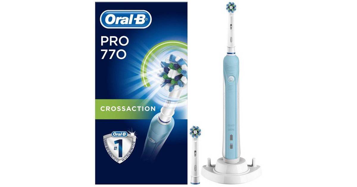 Oral-B Pro 770 CrossAction • Se pris (12 butikker) hos PriceRunner »