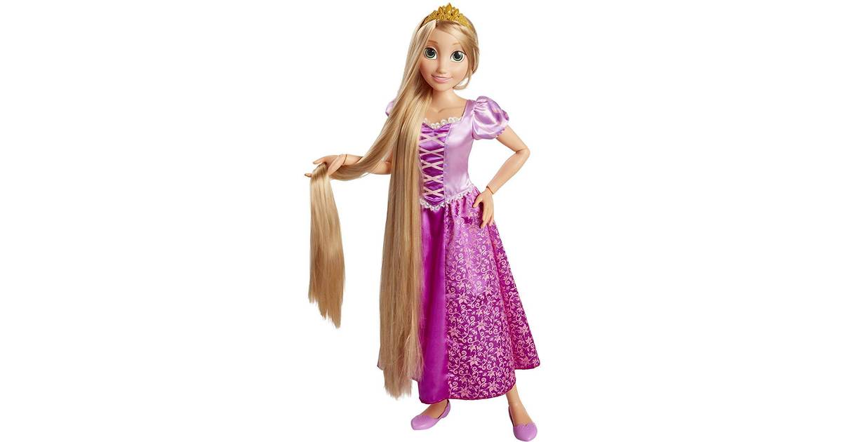 JAKKS Pacific Disney Prinsesse 32" Playdate Rapunzel Dukke