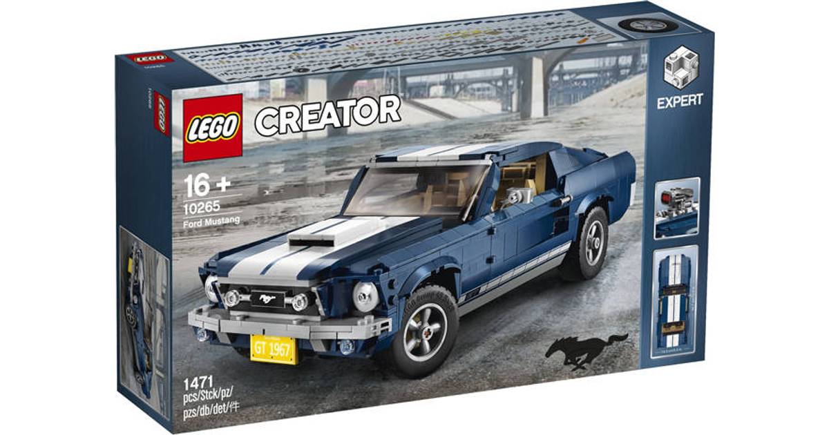 Held og lykke Motley Tether Lego Creator Ford Mustang 10265 (25 butikker) • Priser »