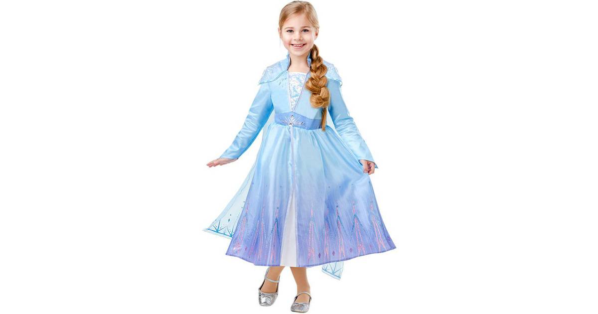 Rubies Childrens Elsa Frozen 2 Deluxe Costumes • Pris »