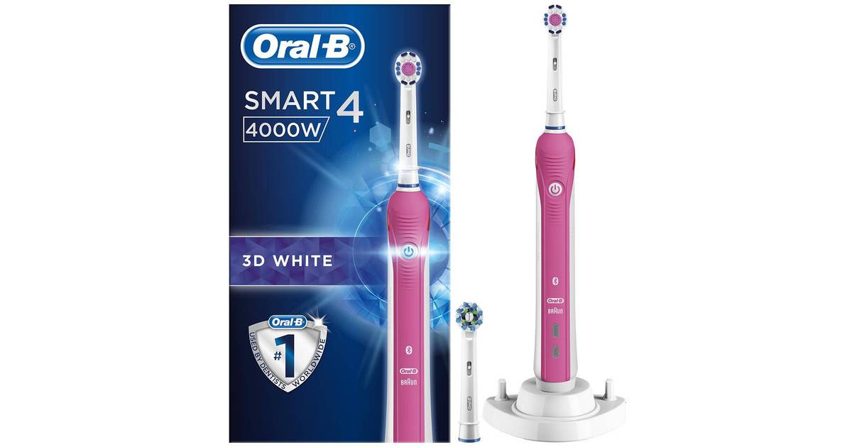 Oral-B Smart 4 4000W 3D White (2 butikker) • Se priser »