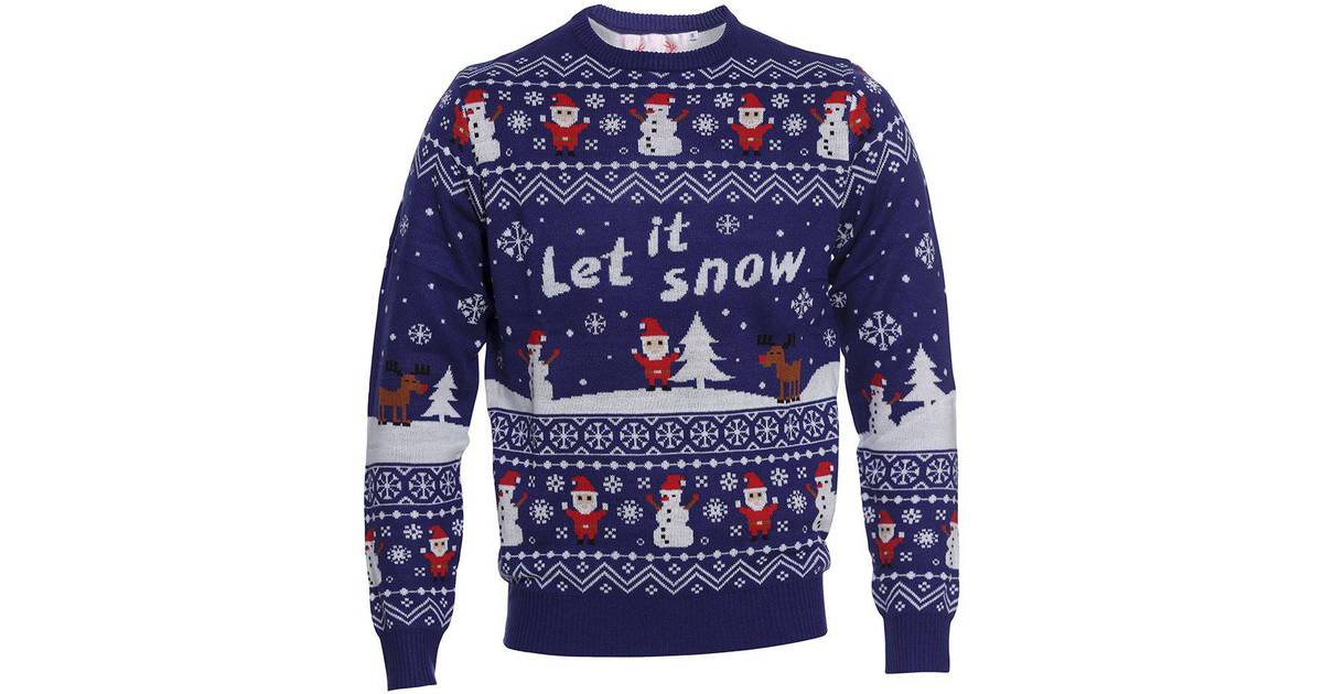 Jule Sweaters Let It Snow Unisex - Blue • Se pris