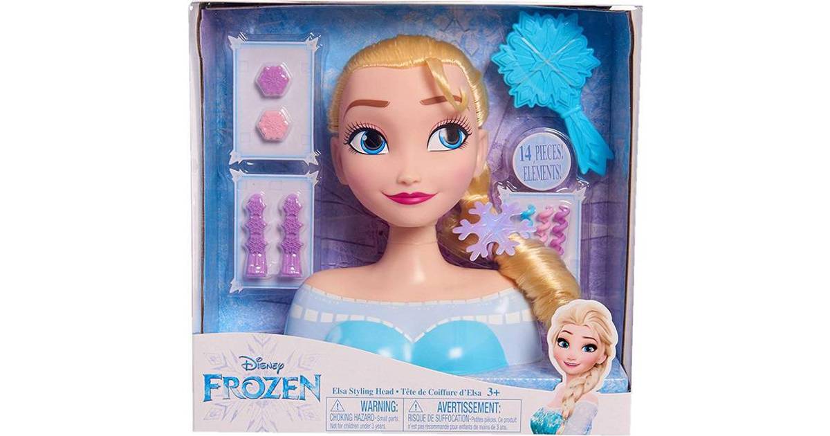 Disney Basic Frozen Elsa Styling Head • PriceRunner »