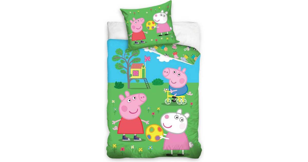 Peppa Pig Playing Outside 140x200cm • PriceRunner »