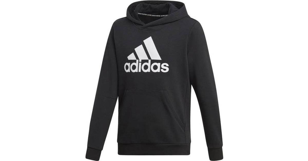 Adidas Boy's Must Haves Badge of Sport Pullover - Black/White (DV0821) •  Pris »