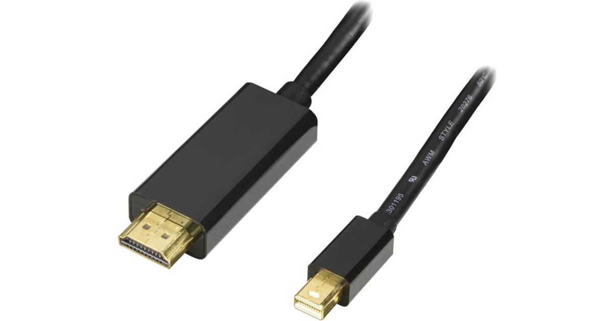 Deltaco HDMI - DisplayPort Mini F-M 2m • Se priser »