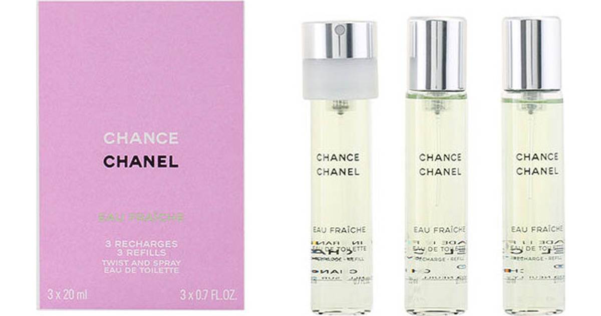 Chanel Chance Eau Fraiche EdT 3x20ml Refill • Priser »