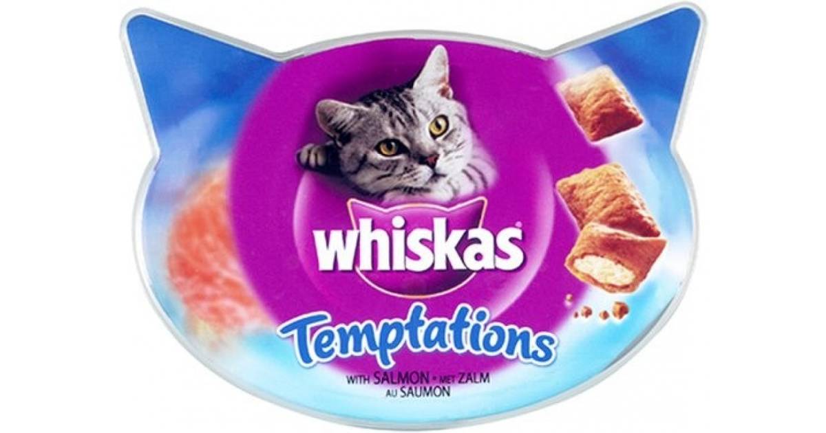 Whiskas Temptations 5x60g Laks • Se priser (3 butikker) »