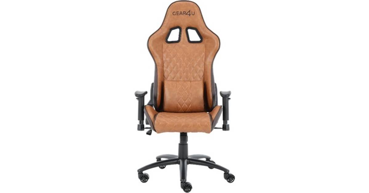 Gear4U Elite Gaming Chair - Black/Brown • Se priser »