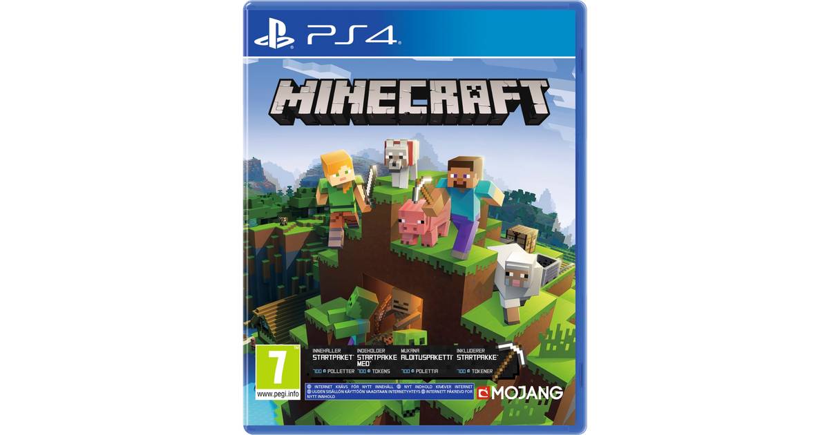 Minecraft: Bedrock Edition PlayStation 4 • Se pris