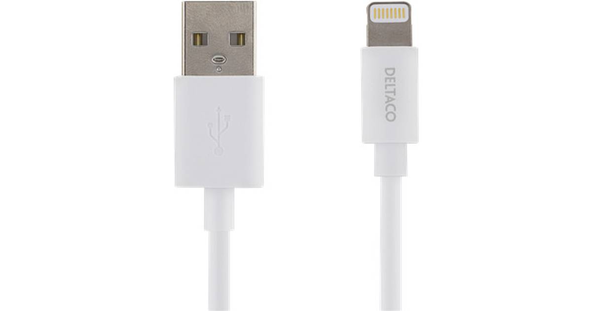 Deltaco USB A - Lightning 2m (17 butikker) • Se priser »