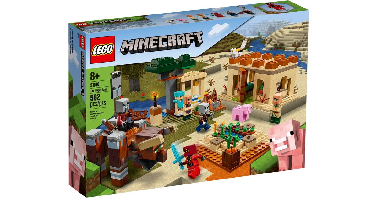 Lego Minecraft Illager-angrebet 21160 • PriceRunner »