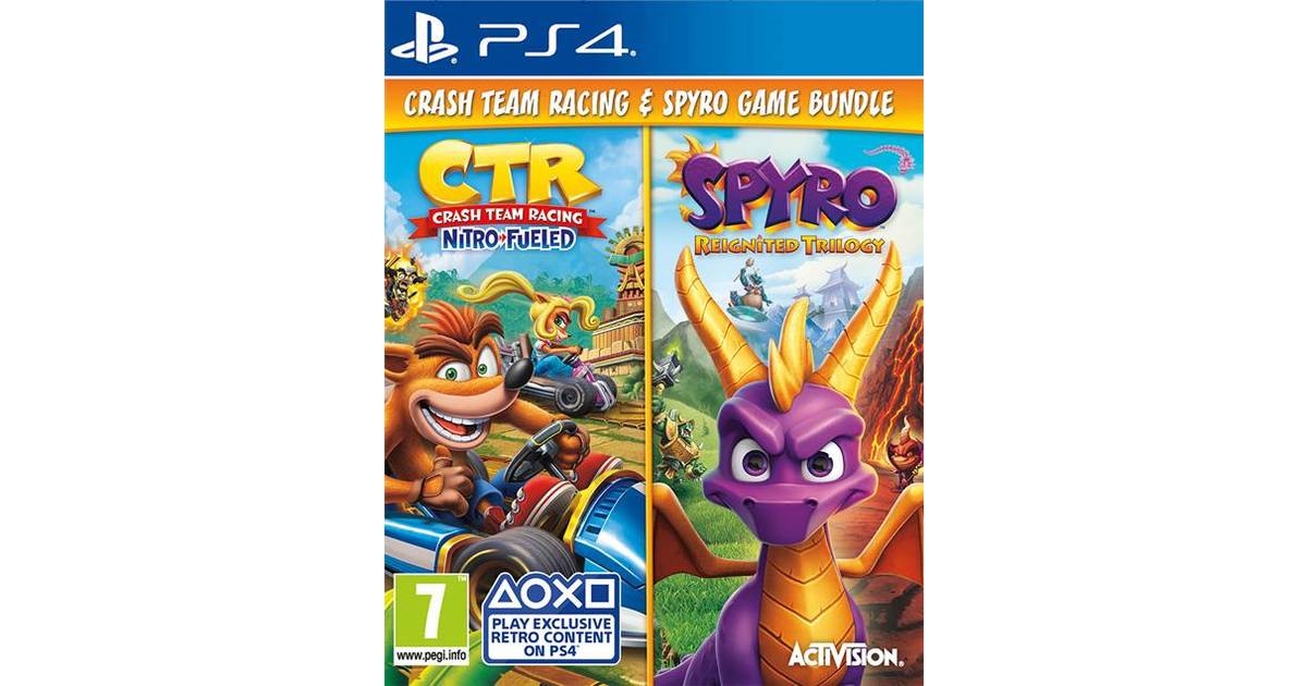 Crash Team Racing: Nitro-Fueled & Spyro Reignited Trilogy Double Pack PlayStation  4