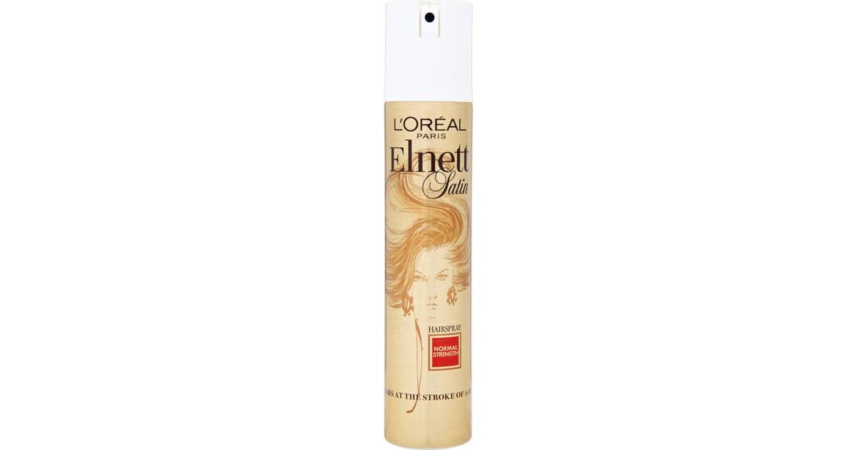 L'Oréal Paris Elnett Satin Normal Strength Hairspray 250ml • Pris »