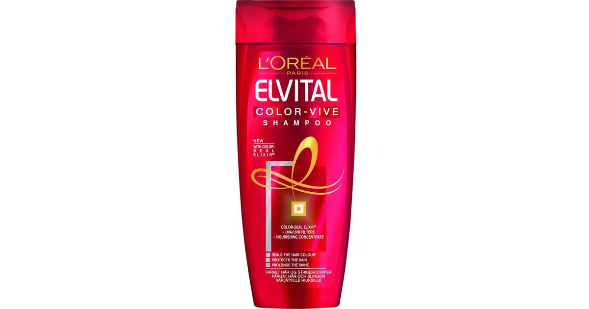 L'Oréal Paris Elvital Color-Vive Shampoo 400ml • Pris »