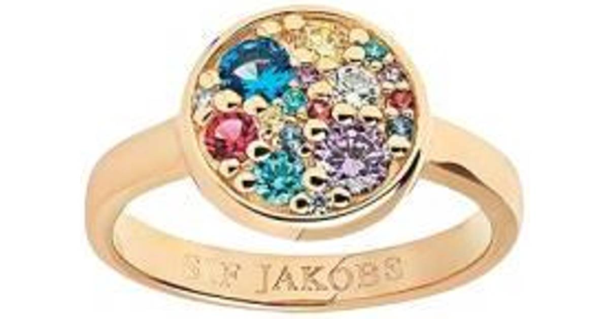 Sif Jakobs Novara Ring - Gold/Multicolour • Se pris »