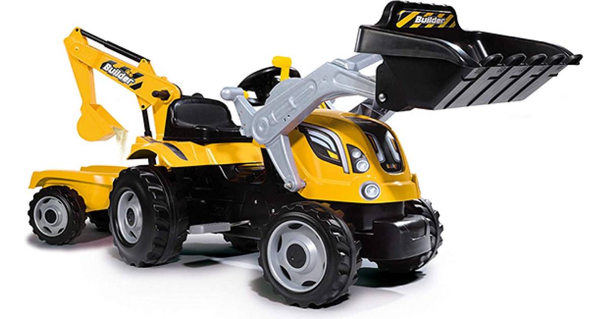 Smoby Builder Max Traktor Gravekran • PriceRunner »