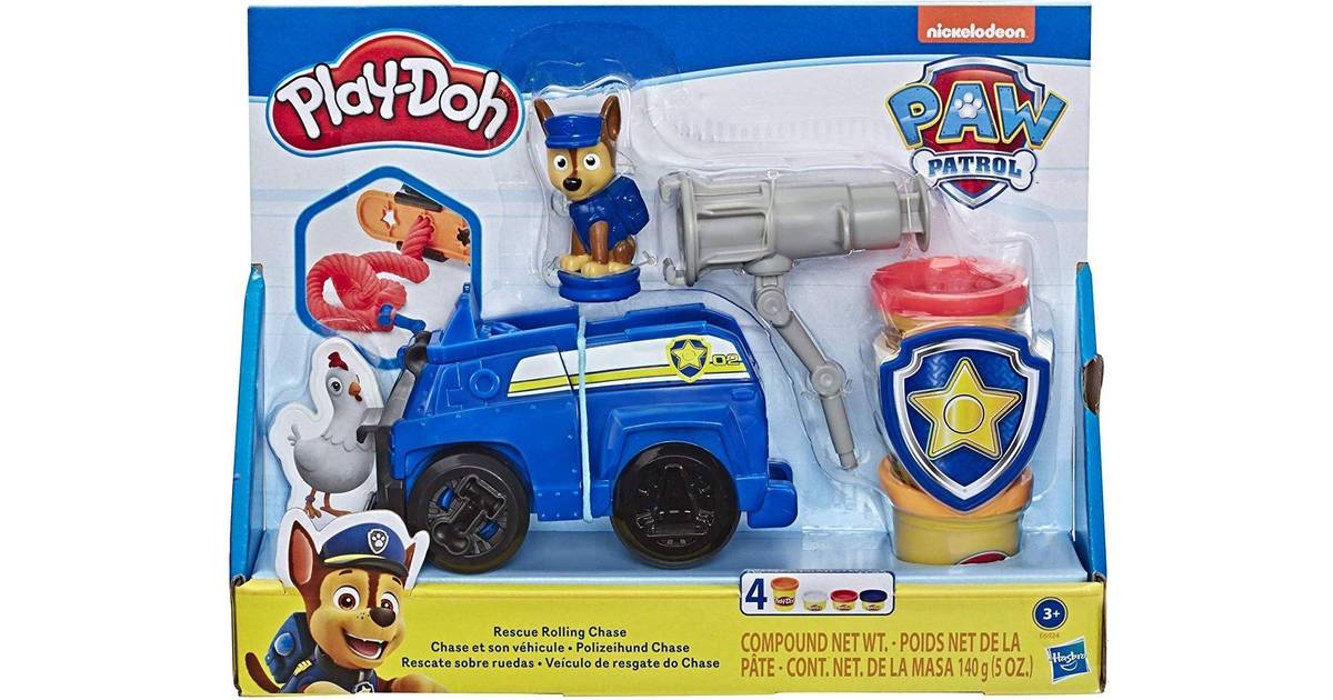 Hasbro Play Doh Paw Patrol Rescue Rolling Chase E6924 • Se priser nu »