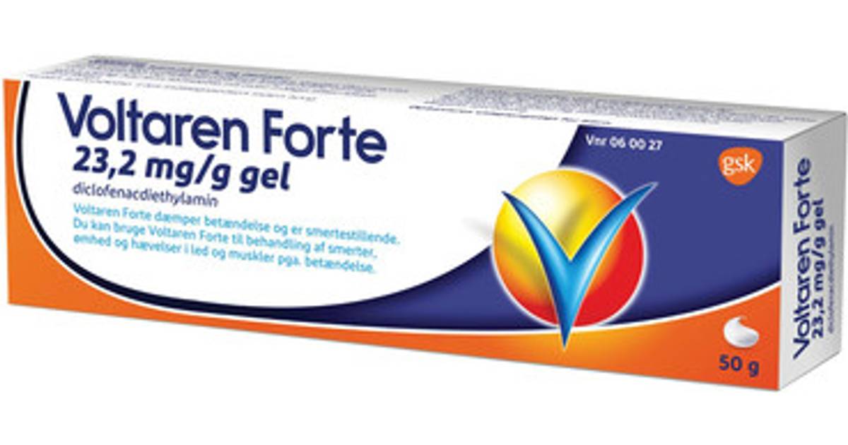 Voltaren Forte 23.2mg/g 50g Gel (5 butikker) • Priser »