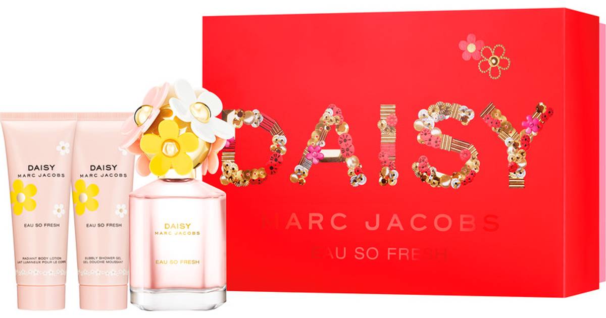 Marc Jacobs Daisy Eau So Fresh Gift Set EdT 75ml + Shower Gel 75ml + Body  Lotion 75ml • Se priser nu »