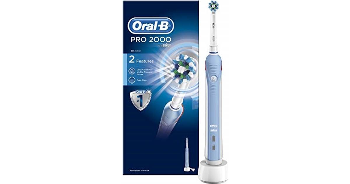 Oral-B Pro 2000 • Se billigste pris (2 butikker) hos PriceRunner »