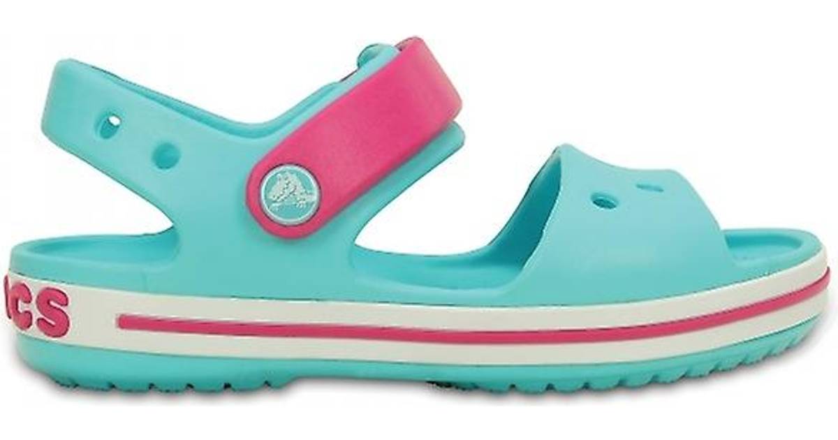 Crocs Kid's Crocband Sandal - Pool/Candy Pink • Se pris