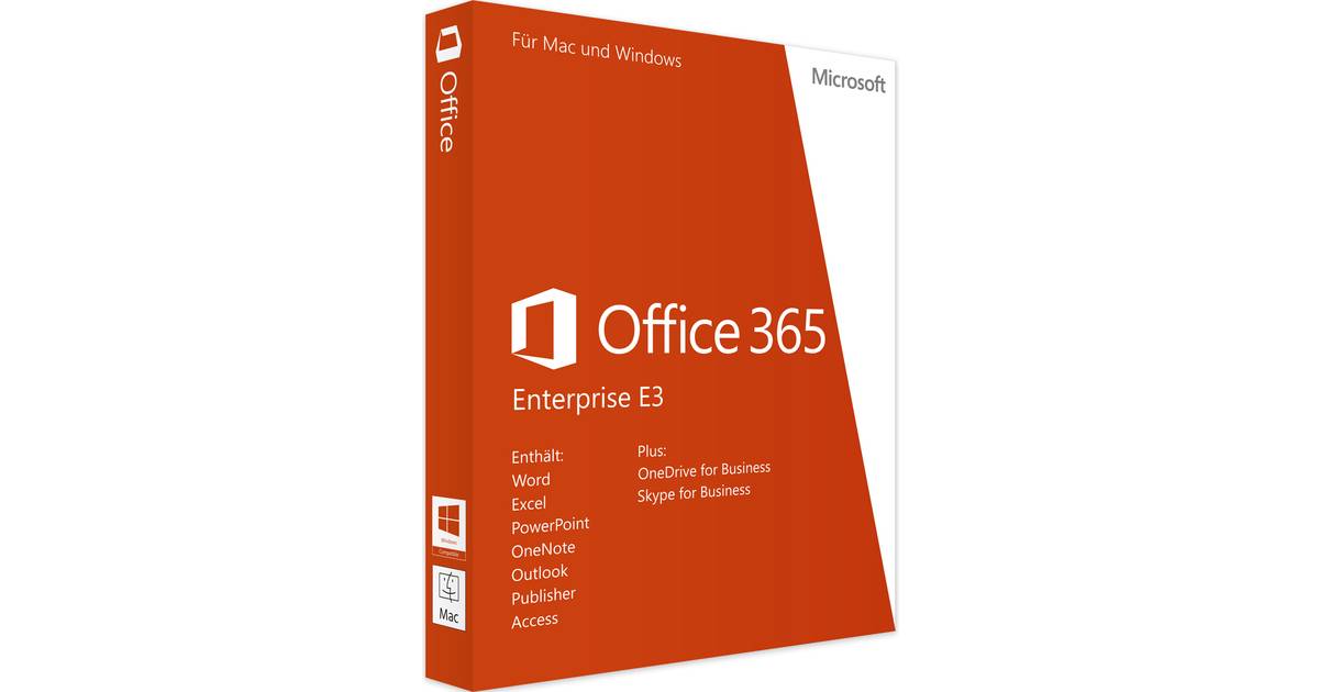 Microsoft Office 365 Enterprise E3 • Se PriceRunner »