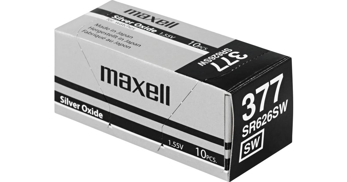 Maxell SR626SW (377) Compatible 10-pack • Se priser »