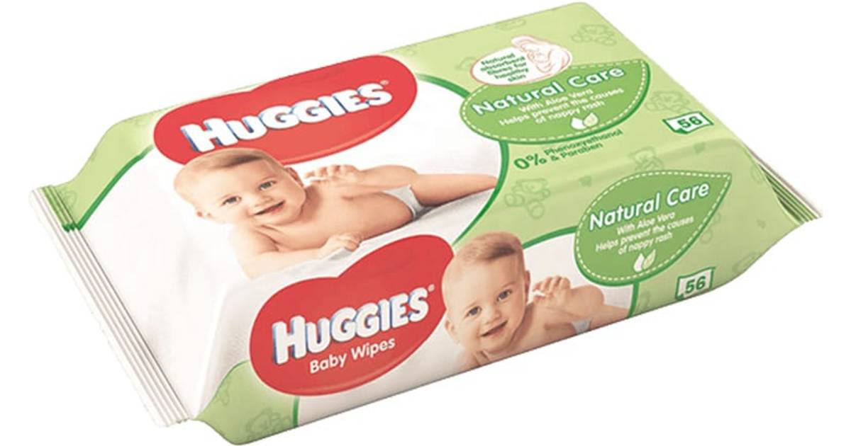 Huggies Natural Care Baby Wipes 56pcs • PriceRunner »