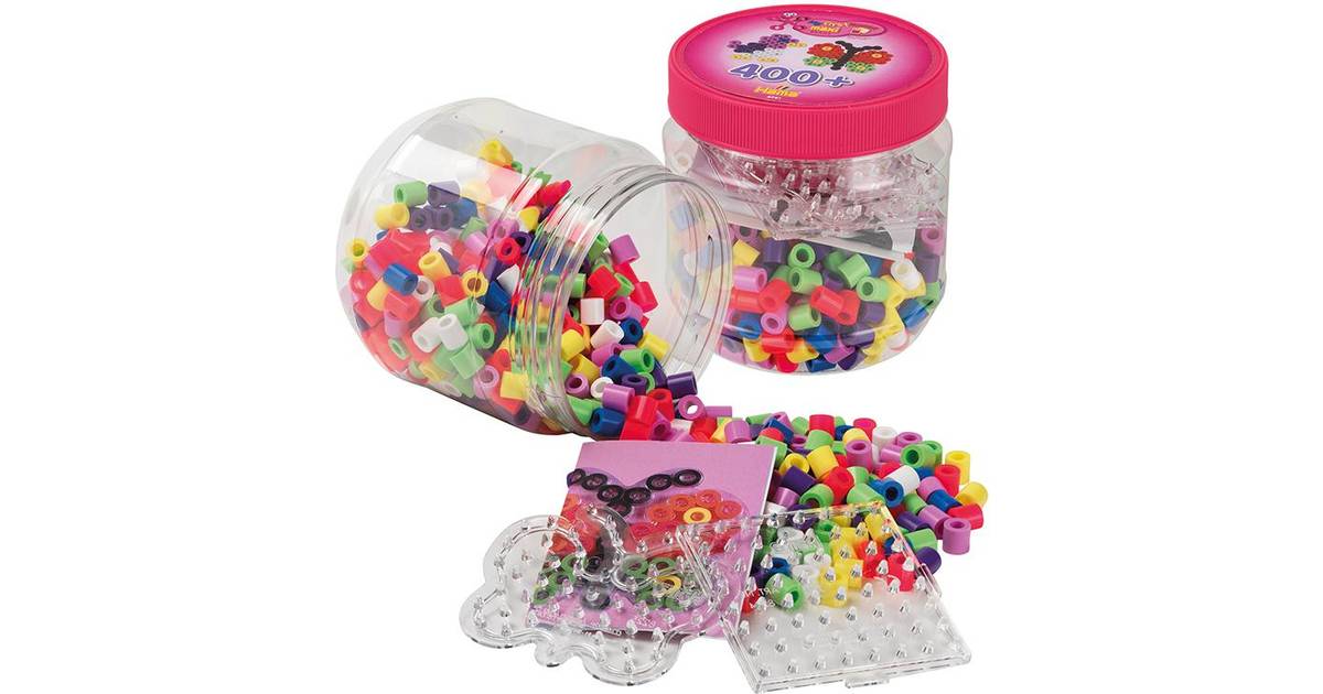 Hama Beads Beads & Pegboard in Tub • Se PriceRunner »