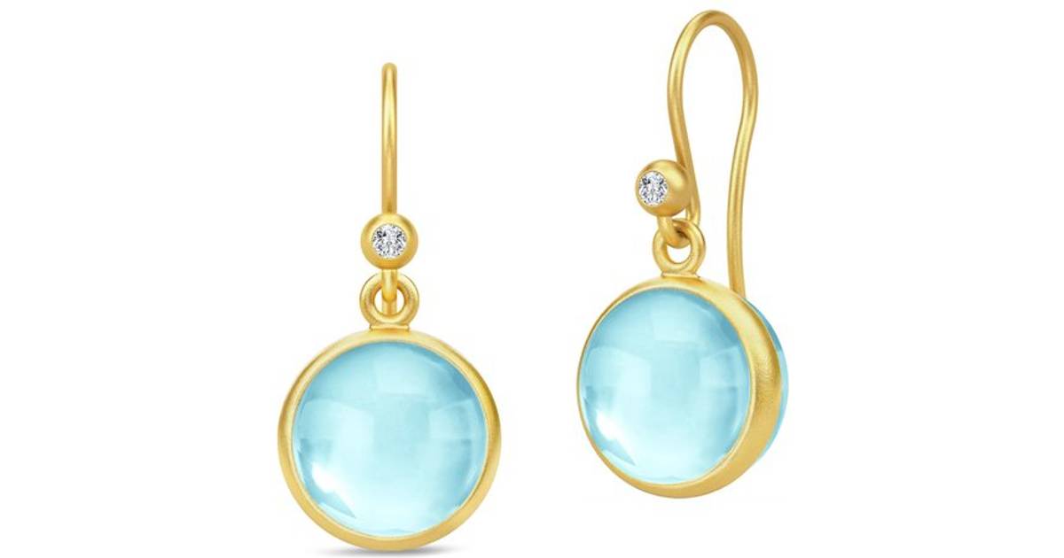 Julie Sandlau Prime Earrings - Gold/Blue • Se pris »