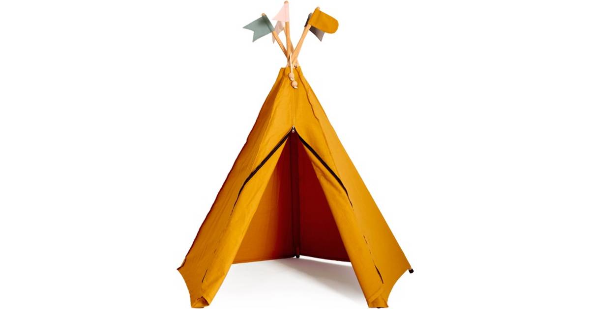 Roommate Hippie Teepee Play Tent Ochre • Se priser »