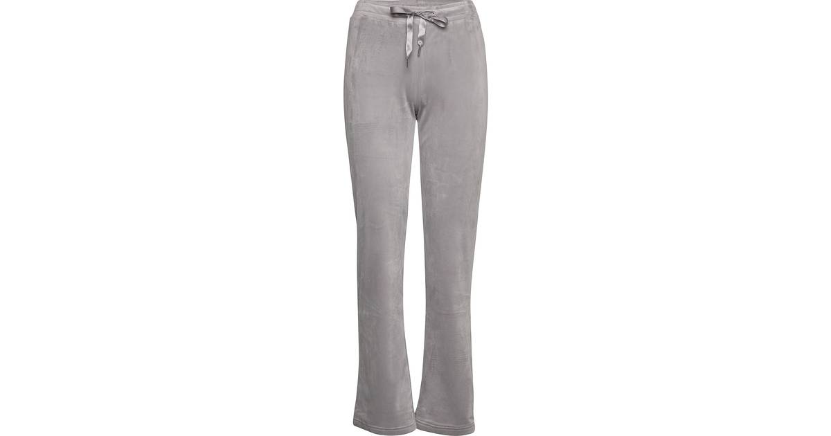 Gina Tricot Cecilia Velour Trousers - Grey Velvet • Pris »
