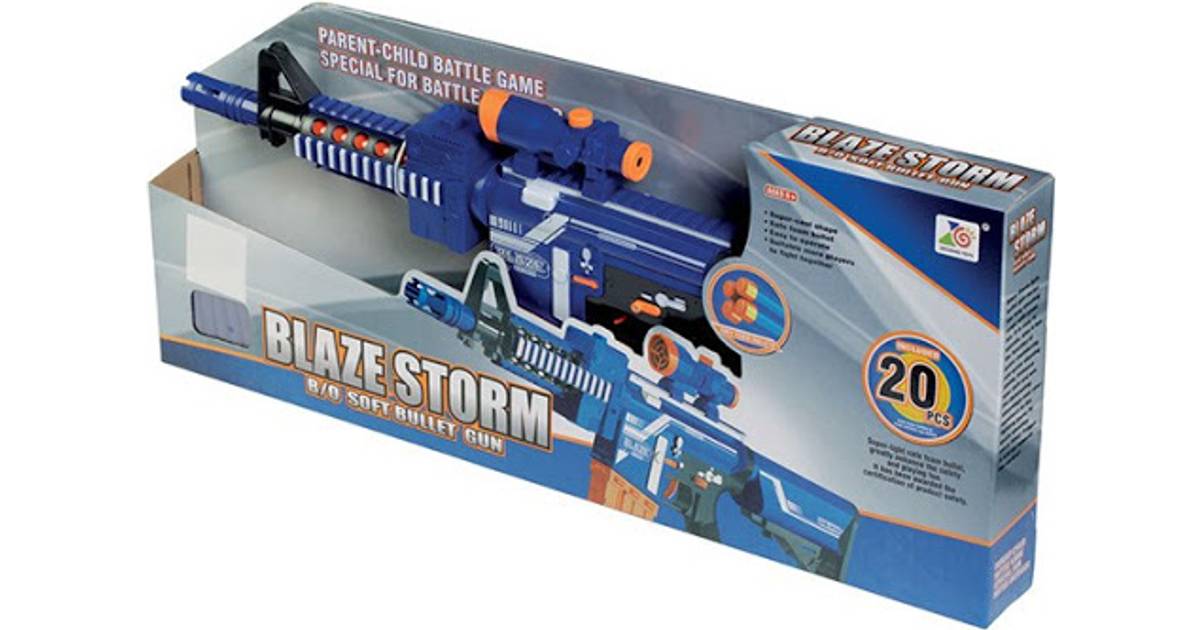 Blaze Storm Soft Bullet Gun Fast Striker • Se pris »