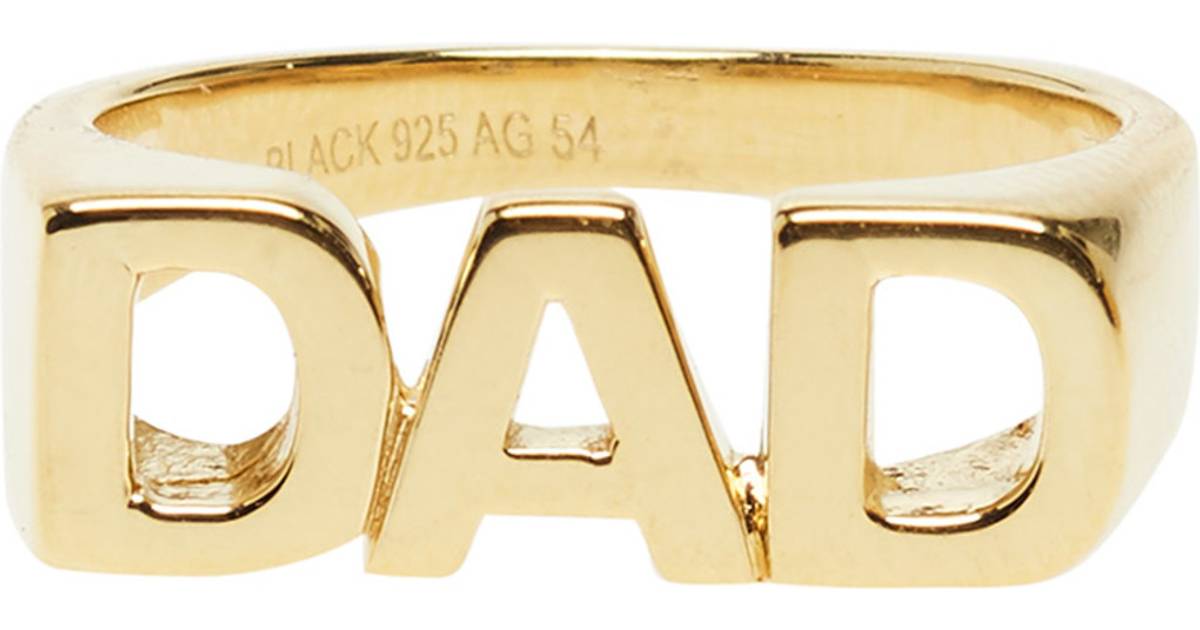 Maria Black Dad Ring - Gold (20 butikker) • Se priser »