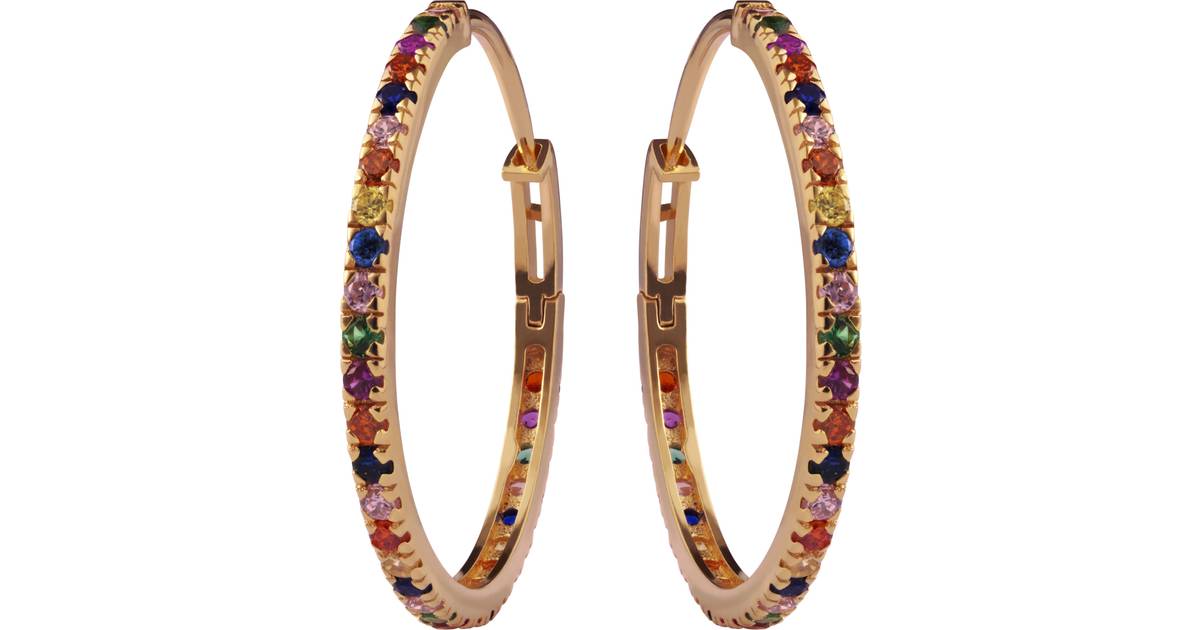 Maanesten Nubia Magnum Earrings - Gold/Multicolour • Pris »