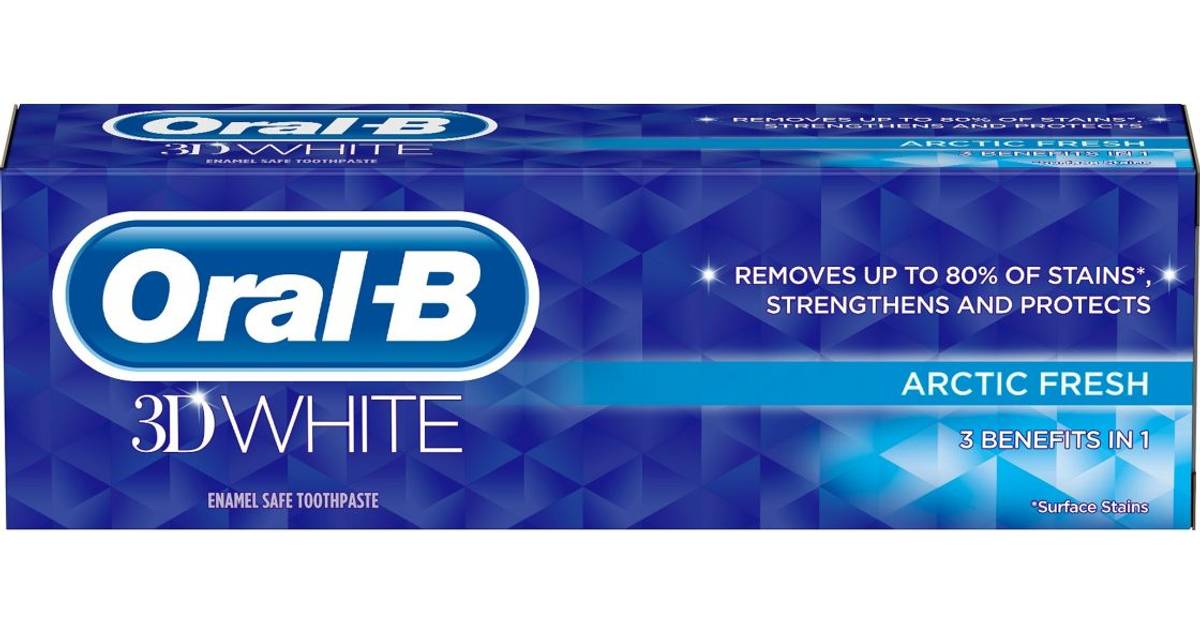 Oral-B 3D White Arctic Fresh 75ml • Se PriceRunner »