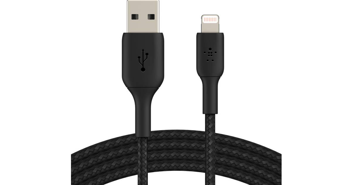 Belkin Braided Boost Charge USB A-Lightning 2m • Pris »