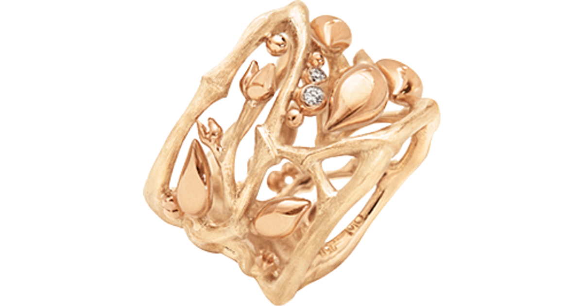 Ole Lynggaard Forest Ring - Gold/Rose Gold/Diamond