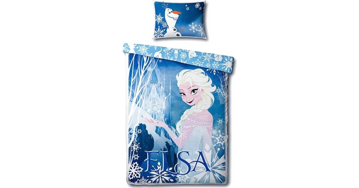 Disney Frost Frozen Elsa 2i1 Sengetøj 135x200cm • Pris »