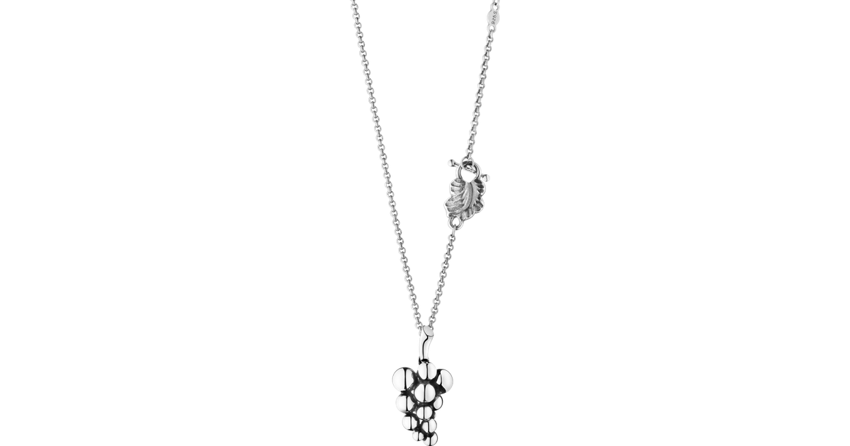 Georg Jensen Moonlight Grapes Small Necklace - Silver • Se priser nu »