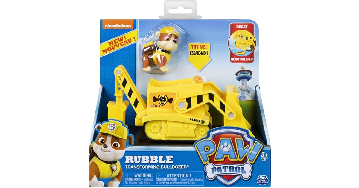 Spin Master Paw Patrol Rubble's Transforming Bulldozer • Pris »