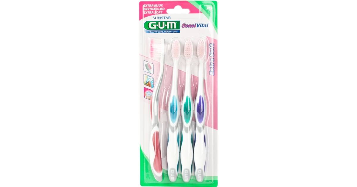 GUM SensiVital Extra Soft 4-pack • Se PriceRunner »